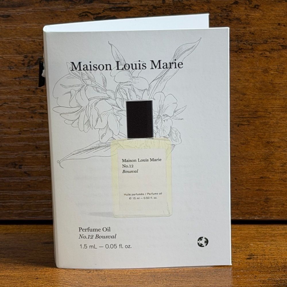🌿 Maison Louis Marie No.12 Bousval Perfume Oil – 10 NEW Samples. New! - Picture 4 of 8